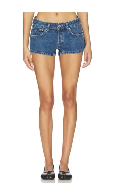 Eb Denim Portman Low Rise Short In Blue