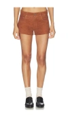 Eb Denim Portman Low Rise Short In Brown