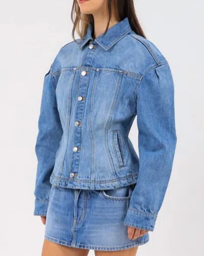 Eb Denim Prima Jean Jacket In Windmere In Blue