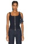 Eb Denim Rainy Corset In Midnight