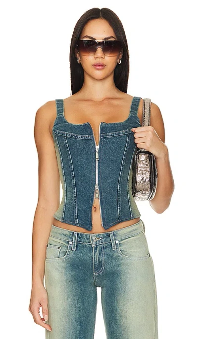 Eb Denim Rainy Corset In Olio Spray