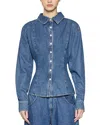 Eb Denim Rose Tapered Waist Shirt In Rochelle