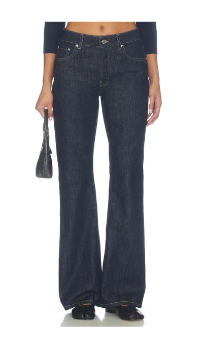 Eb Denim Rowan Mid Rise Flare In Blue