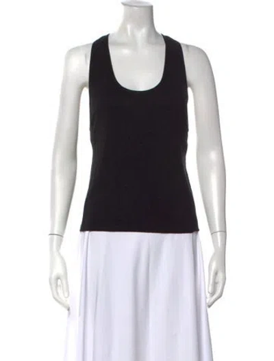 Pre-owned Eb Denim Scoop Neck Sleeveless Top W/ Tags In Grey