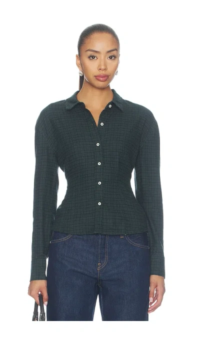 Eb Denim Sedona Button Down Top In Black