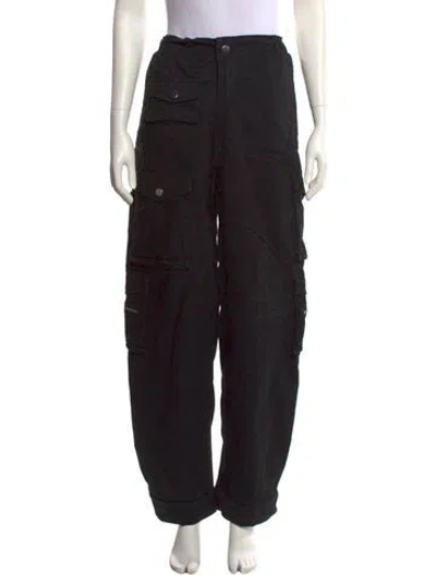 Pre-owned Eb Denim Straight Leg Pants In Black