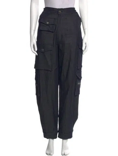 Pre-owned Eb Denim Straight Leg Pants In Blue