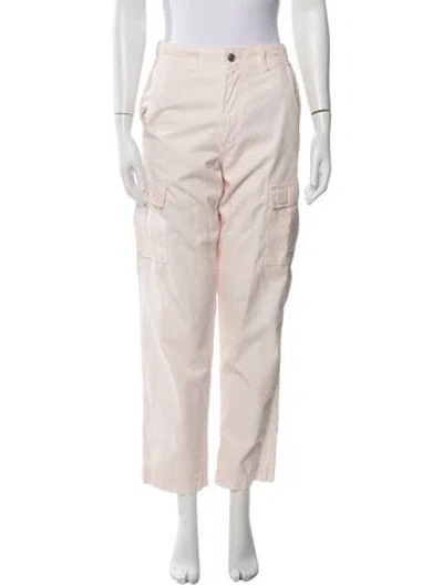 Pre-owned Eb Denim Straight Leg Pants In Pink