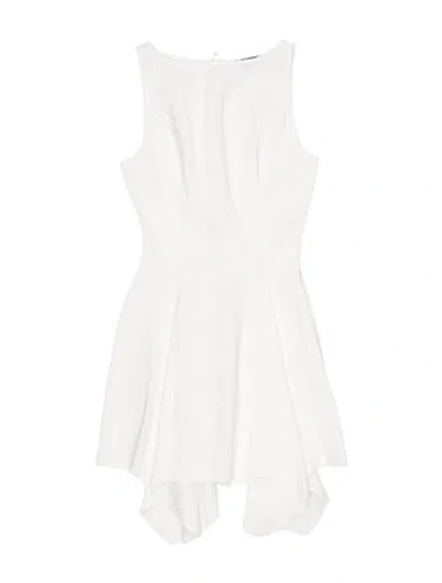Pre-owned Eb Denim Strapless Mini Dress W/ Tags In White