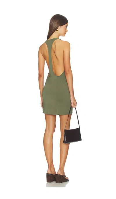 Eb Denim Valley Racer Tank Dress In Green