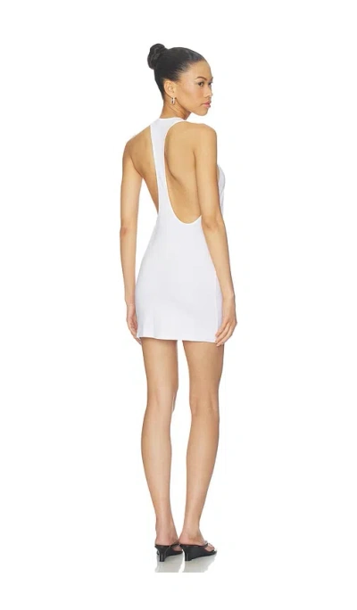 Eb Denim Valley Racer Tank Dress In White