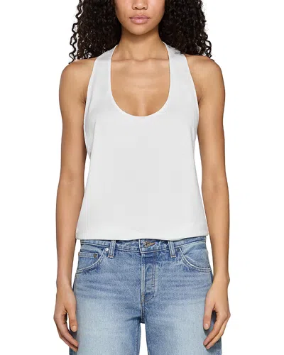 Eb Denim Valley Racer Tank Top In White