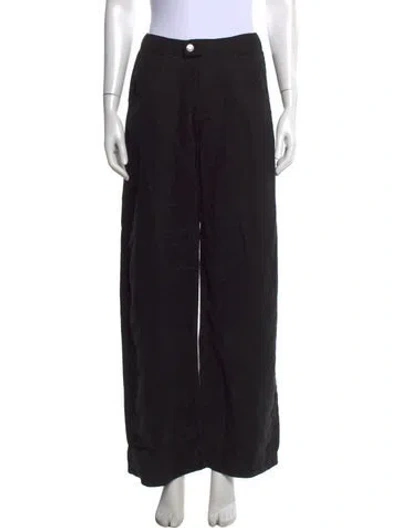 Pre-owned Eb Denim Wide Leg Pants In Black