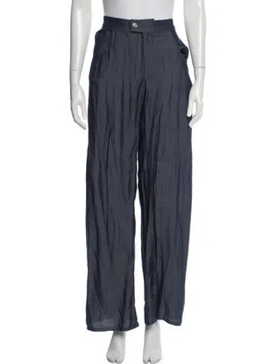 Pre-owned Eb Denim Wide Leg Pants In Blue