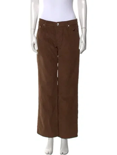 Pre-owned Eb Denim Wide Leg Pants In Brown
