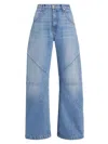 Eb Denim Women's Frederic Barrel-leg Jeans In Medium Wash