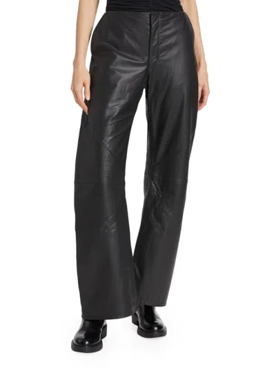 Eb Denim Women's Hollywood Frederic Leather Pants In Black