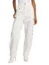 Eb Denim Cargo Pants In White