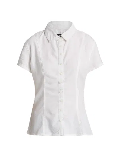 Eb Denim Women's Rosie Tailored Blouse In White
