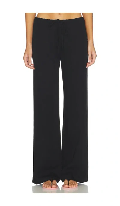 Eb Denim Wren Loose Pull On Pant In Black