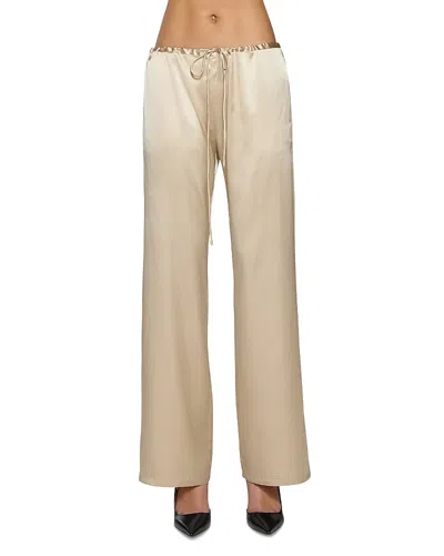 Eb Denim Wren Loose Pull On Pants In Neutral