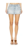 Eb Denim X Revolve Cherry Mini Skirt In Embroidered Luca