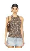 Eb Denim X Revolve Iris Top In Brown