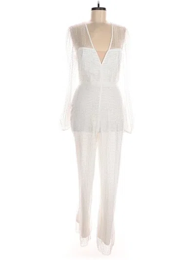 Eb Luxe Jumpsuit In Ivory