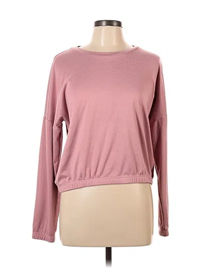 Pre-owned Ebb & Flow Pullover Sweater In Pink