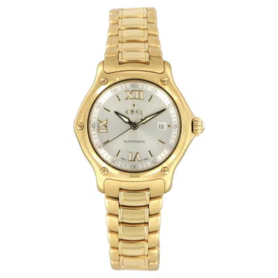 Pre-owned Ebel 1911 18k Gold Automatic Wristwatch Ref 8172221 New In Multi