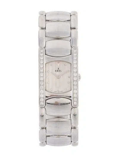Pre-owned Ebel Beluga Manchette Watch, 19mm In Multi