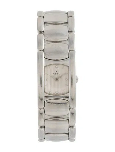 Pre-owned Ebel Beluga Manchette Watch, 19mm In Multicolor