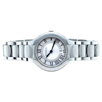 Pre-owned Ebel Beluga Stainless Steel Ladies Watch Ref. 9258n22 In Multiple