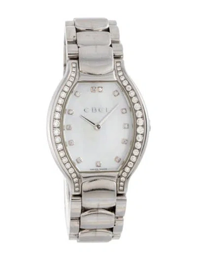 Pre-owned Ebel Beluga Tonneau Watch, 27mm In Multicolor