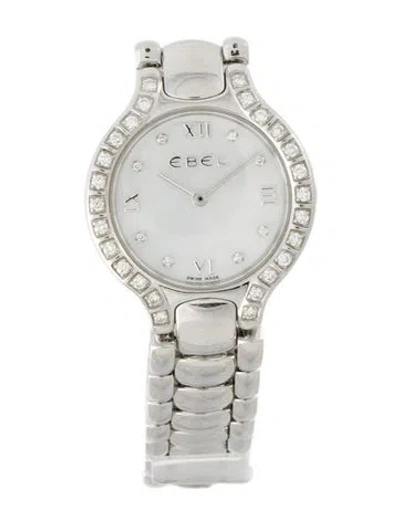 Pre-owned Ebel Beluga Watch, 24mm In Multi