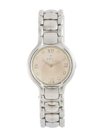 Pre-owned Ebel Beluga Watch, 27mm In Multicolor