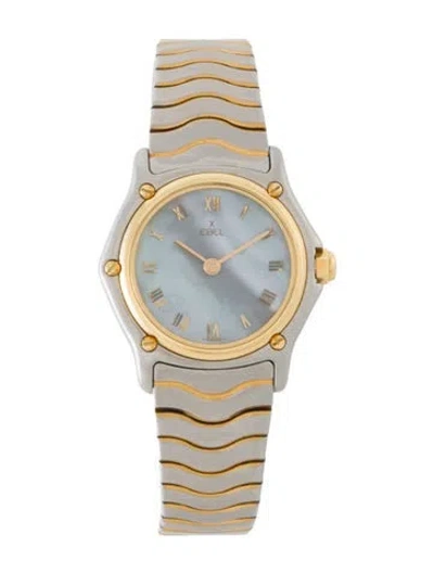 Pre-owned Ebel Classic Wave Watch, 23mm In Multi