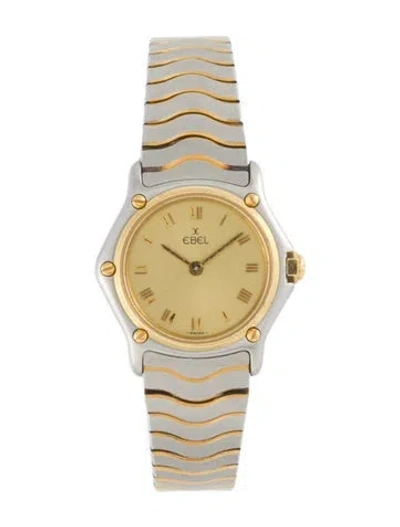 Pre-owned Ebel Classic Wave Watch, 24mm In Multi