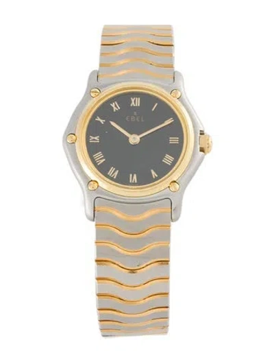 Pre-owned Ebel Classic Wave Watch, 24mm In Multi