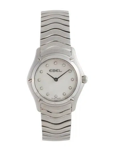 Pre-owned Ebel Classic Wave Watch, 24mm In Multicolor