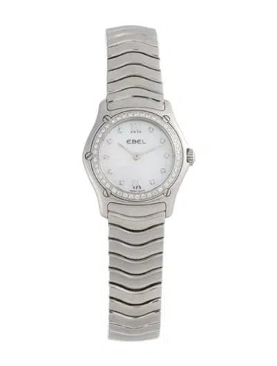 Pre-owned Ebel Classic Wave Watch, 24mm In Multicolor