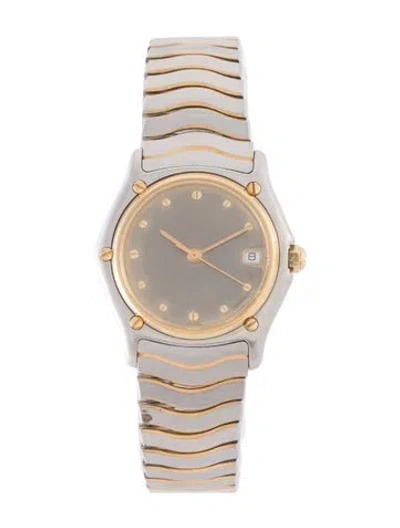 Pre-owned Ebel Classic Wave Watch, 26mm In Multi