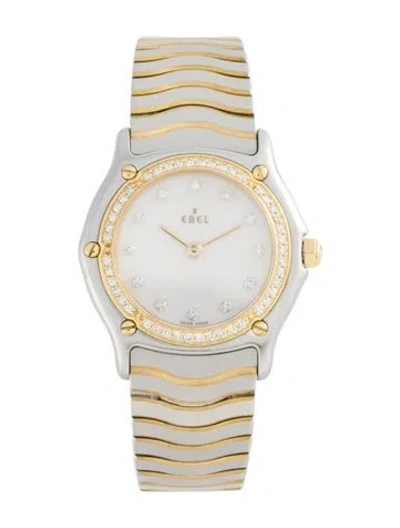 Pre-owned Ebel Classic Wave Watch, 26mm In Multicolor