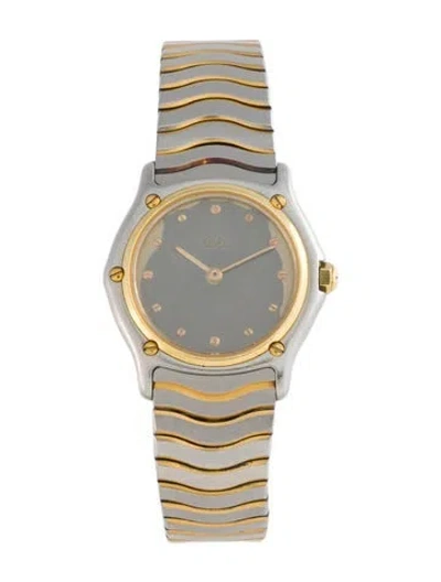 Pre-owned Ebel Classic Wave Watch, 26mm In Multicolor