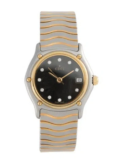Pre-owned Ebel Classic Wave Watch, 27mm In Multi