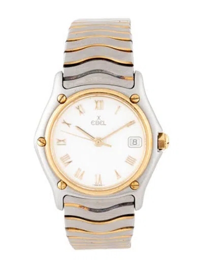 Pre-owned Ebel Classic Wave Watch, 27mm In Multicolor