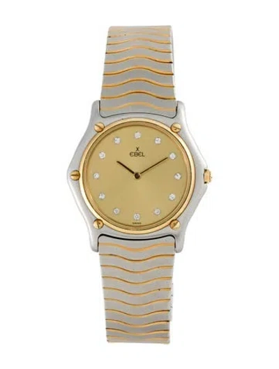 Pre-owned Ebel Classic Wave Watch, 31mm In Multi
