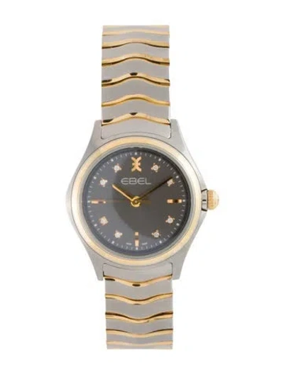 Pre-owned Ebel Classic Wave Watch, 31mm In Multicolor