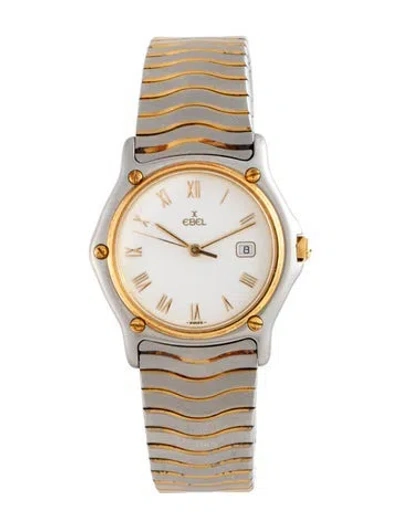 Pre-owned Ebel Classic Wave Watch, 33mm In Multicolor