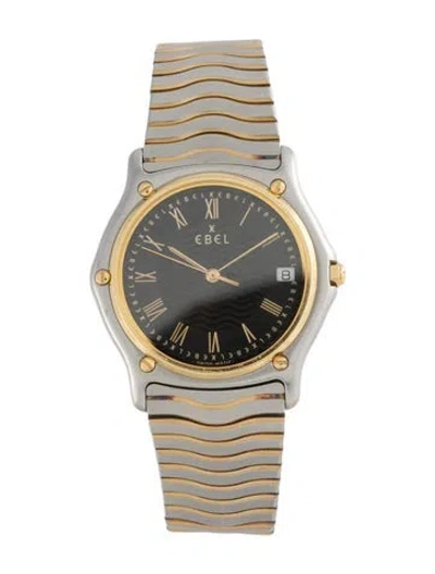 Pre-owned Ebel Classic Wave Watch, 34mm In Multi